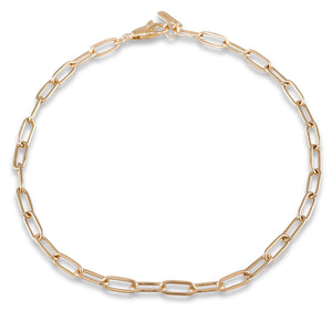 18ct Gold Oval Link Bracelet