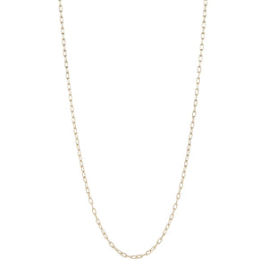 Yellow Gold Oval Trace Link Chain