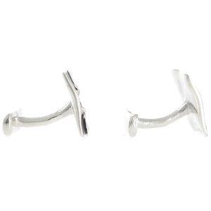 Black & White Enamel Cufflinks