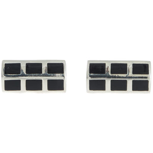 Rectangular Enamel Cufflinks