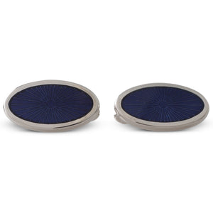 Purple Enamelled Cufflinks