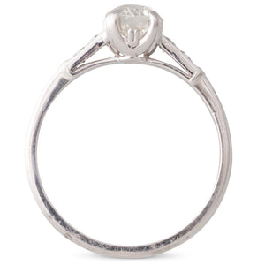 Platinum Diamond Solitaire Ring