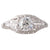 0.61ct Old Mine Cut Diamond Ring