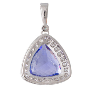 Tanzanite & Diamond Pendant