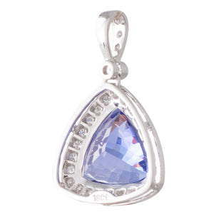 Tanzanite & Diamond Pendant