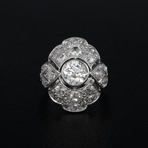 French Art Deco Diamond Ring