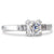 0.75ct Radiant Cut Diamond Ring