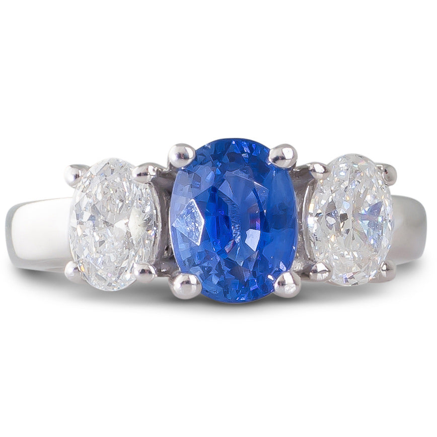 Sapphire and Diamond Ring