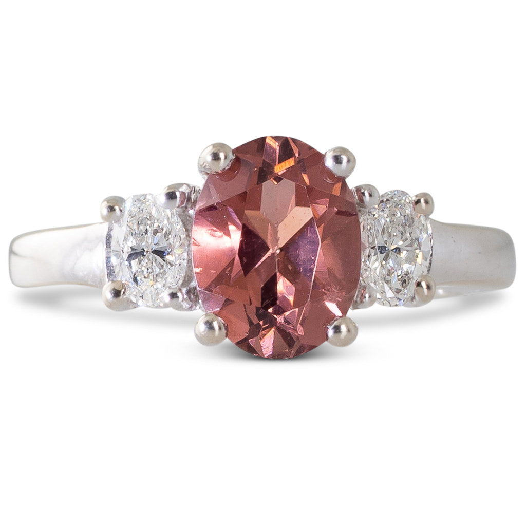 A Tourmaline & Diamond Ring