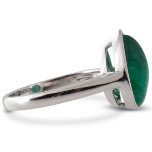 Cabochon Emerald Ring