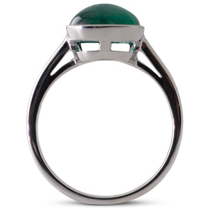 Cabochon Emerald Ring