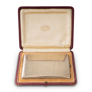 A Silver & Gold Cigarette Case