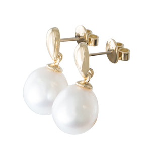 South Sea Pearl Drop Stud Earrings