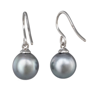 Tahitian Pearl Hook Earrings