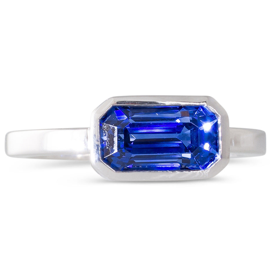 Sri Lankan Sapphire Solitaire