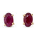 Yellow Gold Ruby Stud Earrings