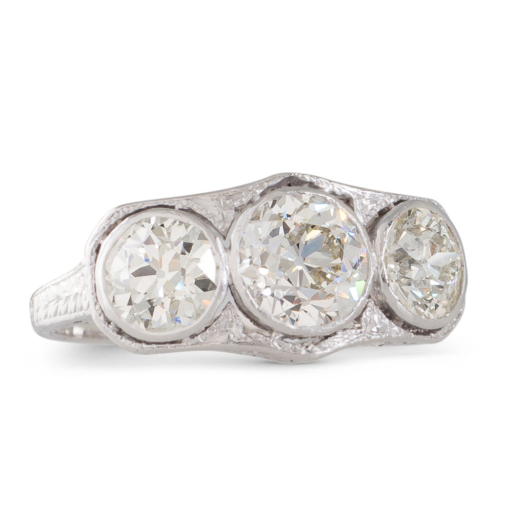 Three Stone Diamond Ring