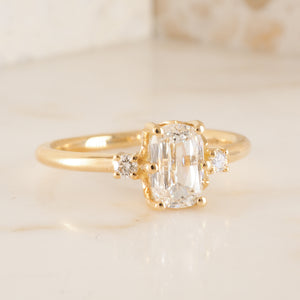 1.00ct Rectangular Diamond Ring