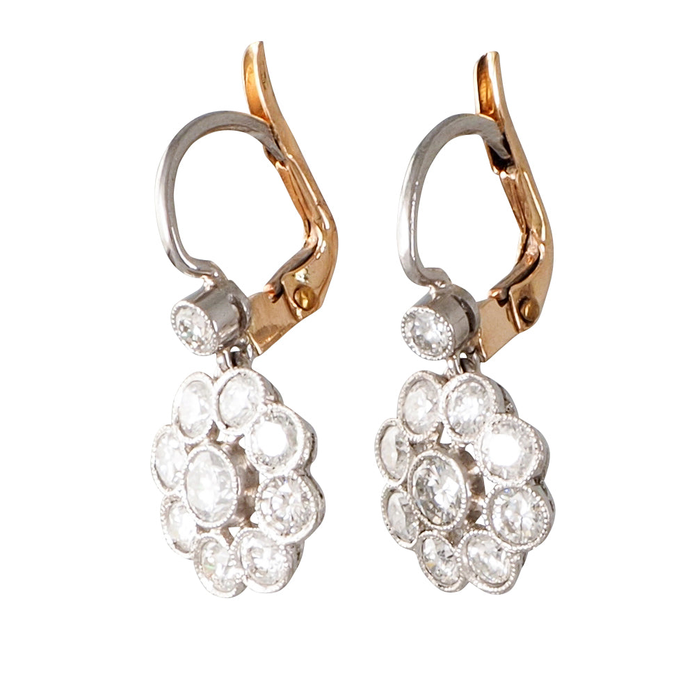 Diamond Cluster Earrings | Rutherford