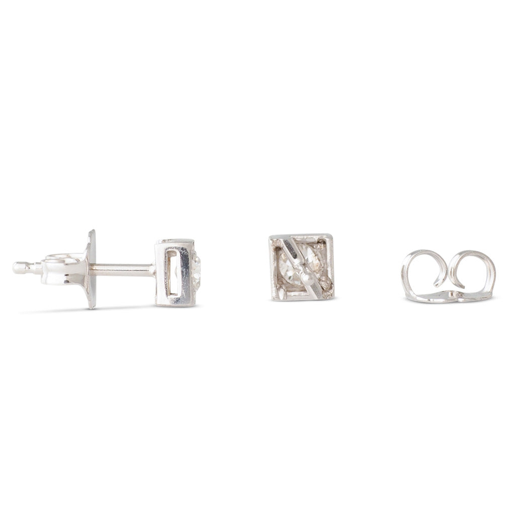 Old cut deals diamond earrings