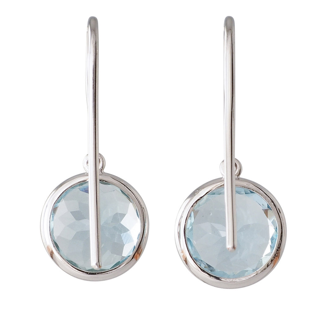 Aquamarine teardrop store earrings