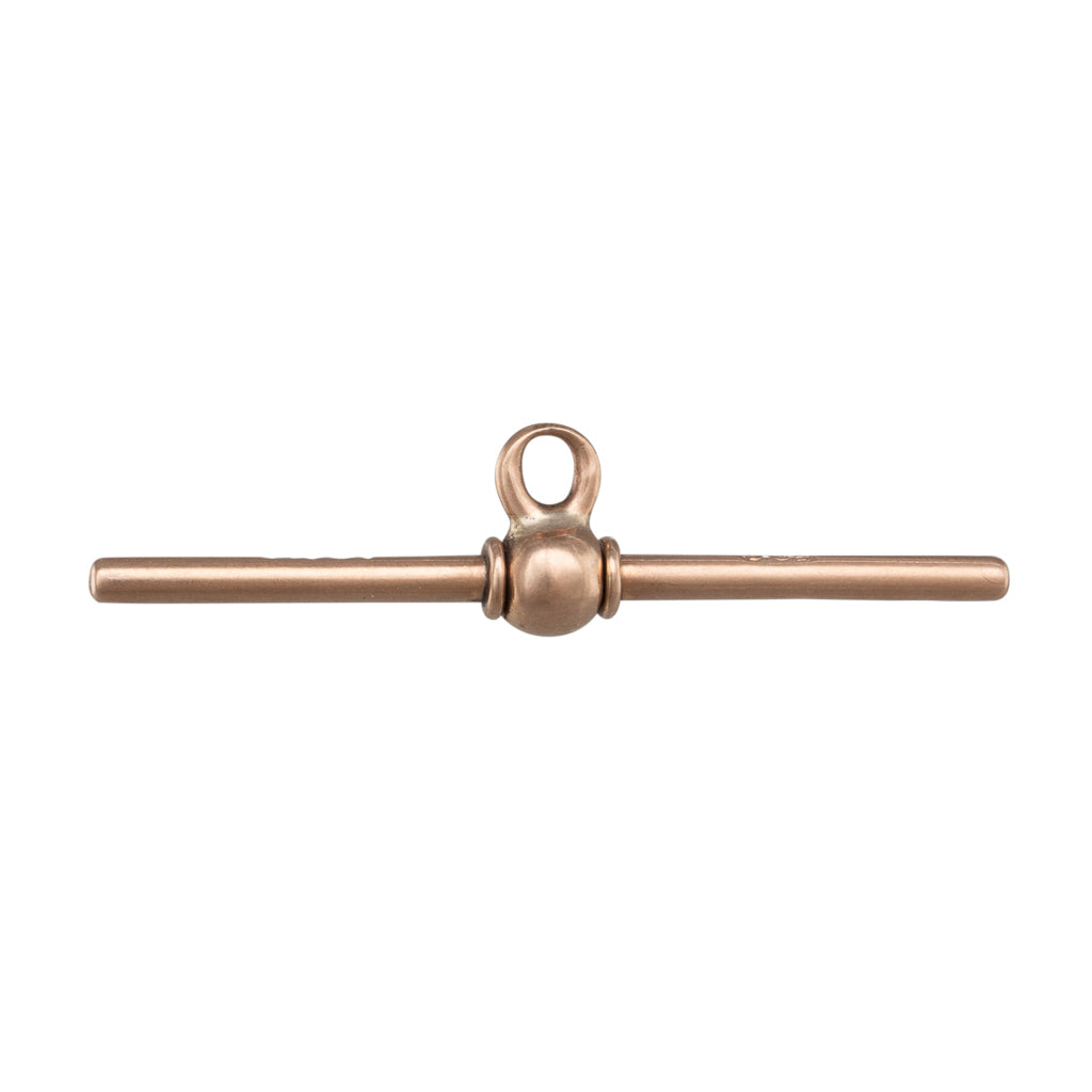 A 9ct Rose Gold T-Bar