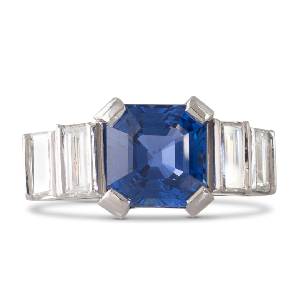 3.00ct Sapphire and Diamond Ring