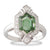 Tourmaline and Diamond Ring