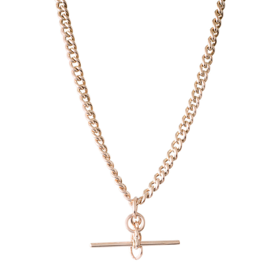 Gold sales fob necklace