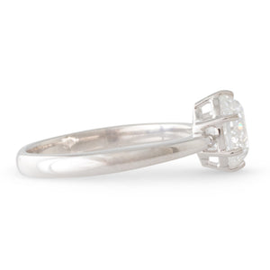 1.21ct D SI1 GIA Oval Diamond Ring