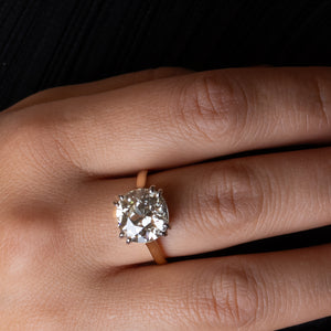 5.27ct Cushion Cut Diamond Ring