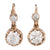 Double Diamond Drop Earrings