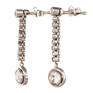 Antique Diamond Drop Earrings