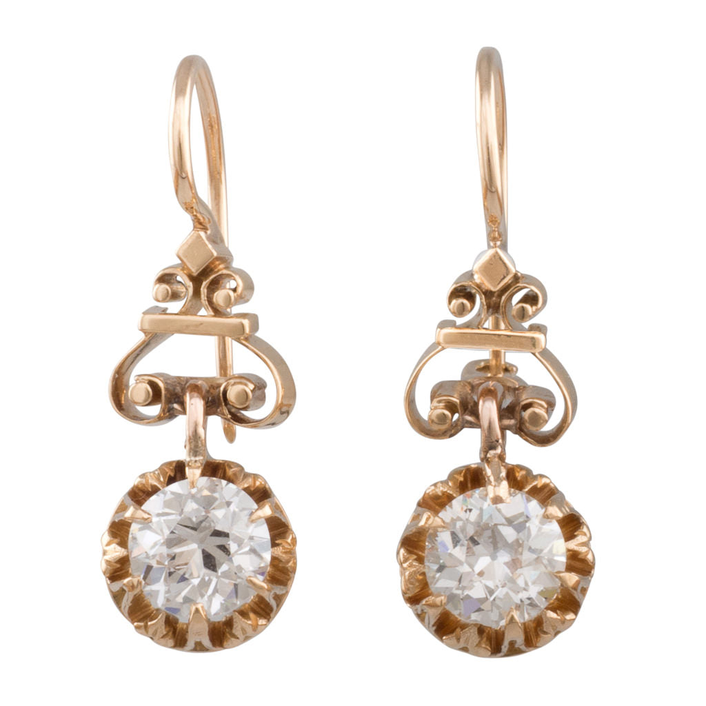 Antique Diamond Earrings