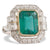 5.41ct Emerald and Diamond Ring