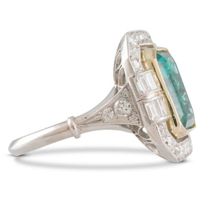 5.41ct Emerald and Diamond Ring