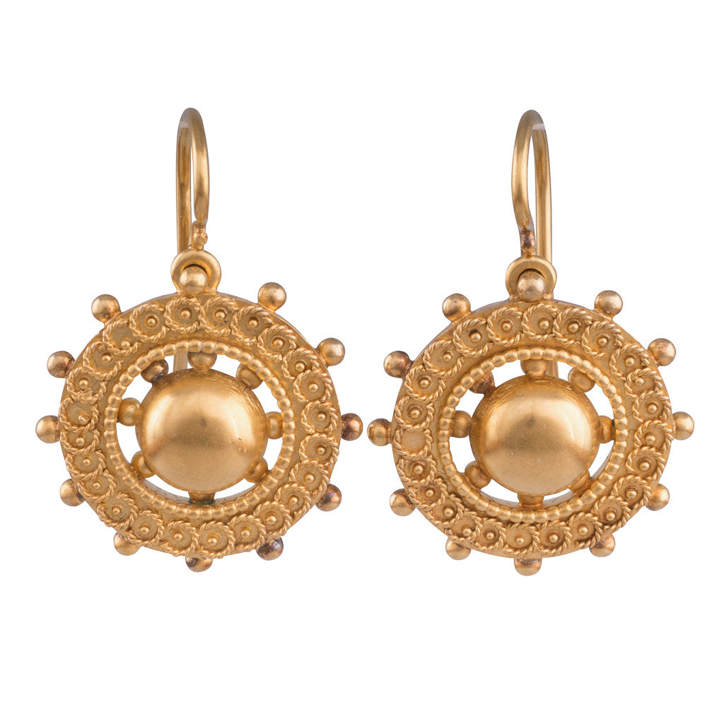 Victorian Gold Earrings