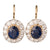 Sapphire & Diamond Drop Earrings