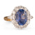 Unheated Sri Lankan Sapphire Ring