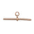 Antique 9ct Rose Gold T-Bar