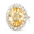 Unheated 8.59ct Yellow SapphireRing