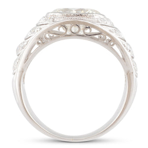 2.02ct Art Deco Diamond Ring