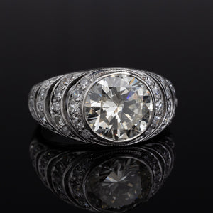 2.02ct Art Deco Diamond Ring