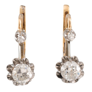 French Diamond Earrings