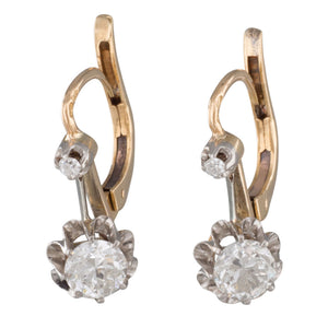 French Diamond Earrings