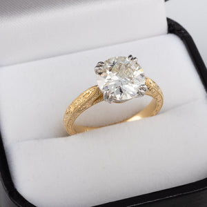 2.51ct Old Cut Diamond Ring