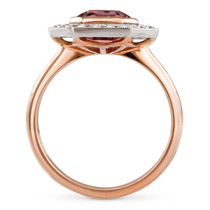 Unheated Pink Spinel Ring