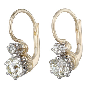 Old Cut Diamond Earrings