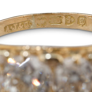 Antique Half Hoop Diamond Ring