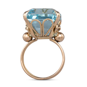 30.29ct Aquamarine Cocktail Ring